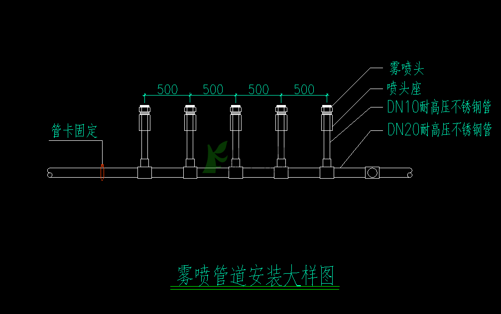 北京海地區(qū)霧森系統(tǒng)設(shè)計圖紙綜合方案